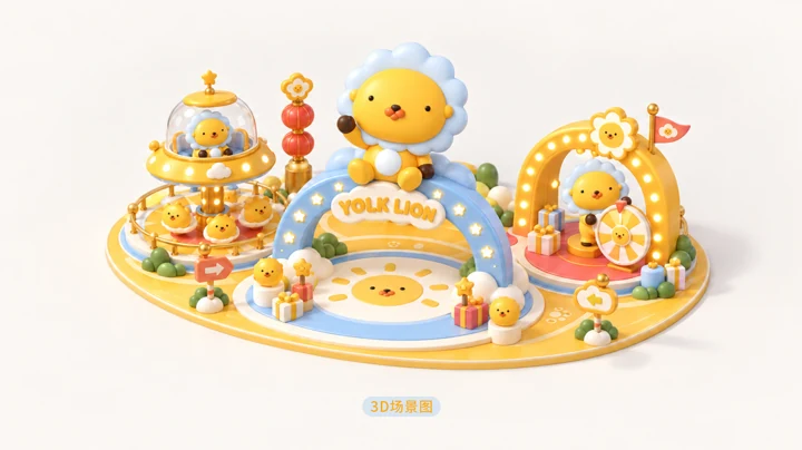 蛋黄狮 IP设计 · 画板8